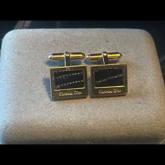 Dior CUFFLINKS RARE VINTAGE - Picture 4 of 8